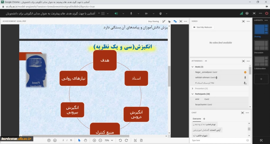 کارگاه آموزشی: آشنایی با جهت گیری هدف های پیشرفت بعنوان مدلی انگیزشی برای دانشجویان 4