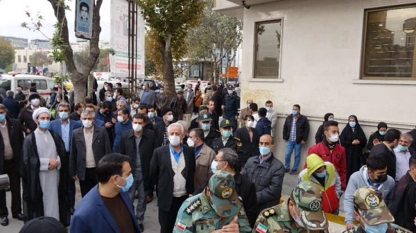 حضور مسئولین دانشگاه فرهنگیان استان کردستان در مراسم تشییع پیکر مطهره شهیده فاطمه اسدی 3