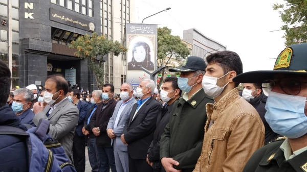 حضور مسئولین دانشگاه فرهنگیان استان کردستان در مراسم تشییع پیکر مطهره شهیده فاطمه اسدی 8