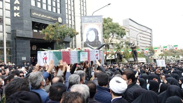 حضور مسئولین دانشگاه فرهنگیان استان کردستان در مراسم تشییع پیکر مطهره شهیده فاطمه اسدی 9