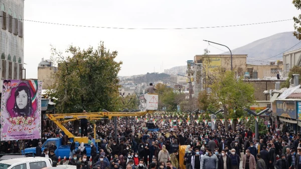 حضور مسئولین دانشگاه فرهنگیان استان کردستان در مراسم تشییع پیکر مطهره شهیده فاطمه اسدی 14