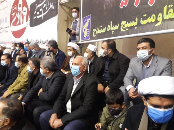 حضور اساتید و کارکنان دانشگاه فرهنگیان کردستان در مراسم گرامیداشت سالگرد حماسه 9 دی  7