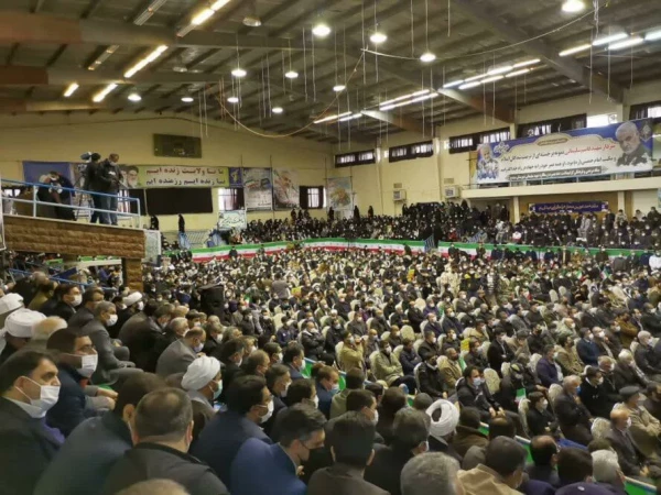 حضور اساتید و کارکنان دانشگاه فرهنگیان کردستان در مراسم گرامیداشت سالگرد حماسه 9 دی  12