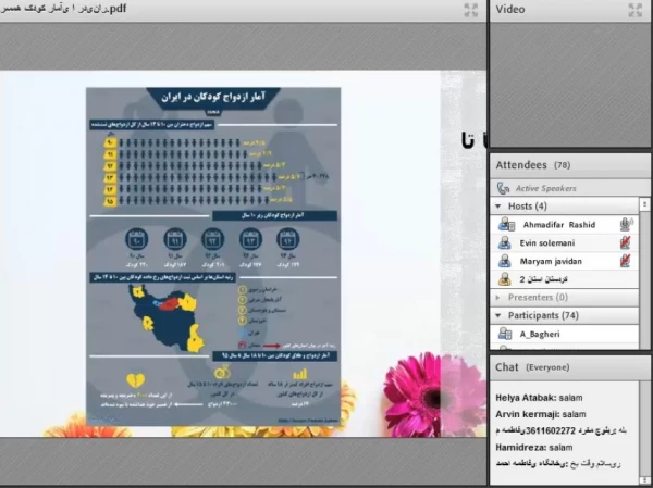 نشست تخصصی تحلیل رکورد شکنی آمار ازدواج دختران 10 تا 14 سال در ایران 2