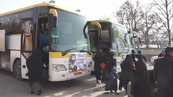 اعزام دانشجومعلمان دختر دانشگاه فرهنگیان کردستان به اردوی راهیان نور 4