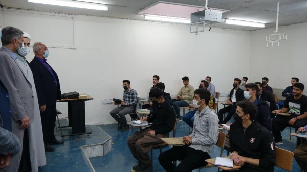 بازدید دکتر معروفی از تشکیل کلاس های حضوری در پردیس های دانشگاه فرهنگیان کردستان 6
