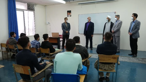 بازدید دکتر معروفی از تشکیل کلاس های حضوری در پردیس های دانشگاه فرهنگیان کردستان 7