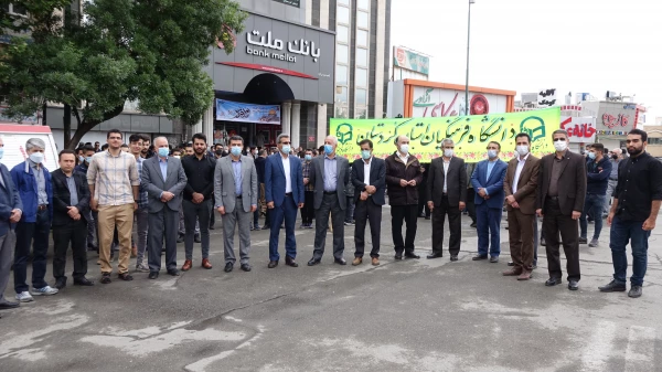 حماسه حضور انقلابی دانشگاه فرهنگیان کردستان در راهپیمایی روز جهانی قدس
 3