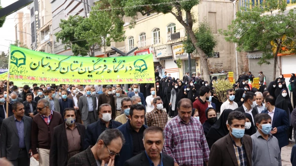 حماسه حضور انقلابی دانشگاه فرهنگیان کردستان در راهپیمایی روز جهانی قدس
 5