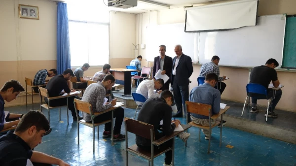 بازید از روند برگزاری امتحانات پایان ترم دانشگاه فرهنگیان استان کردستان 4