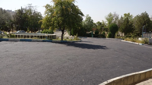 بهسازی آسفالت محوطه دانشگاه فرهنگیان کردستان 6