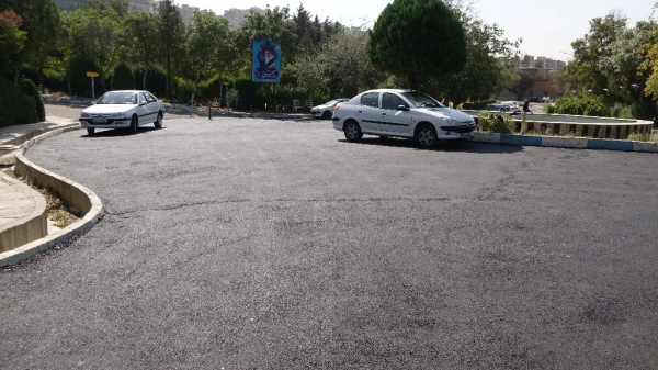 بهسازی آسفالت محوطه دانشگاه فرهنگیان کردستان 7
