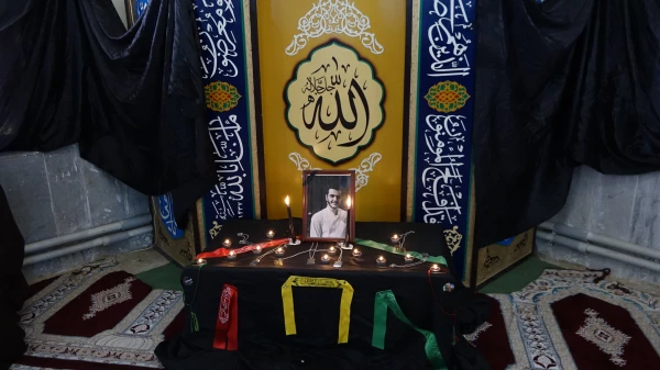 مراسم بزرگداشت شهید مدافع امنیت غلامرضا بامدی 3