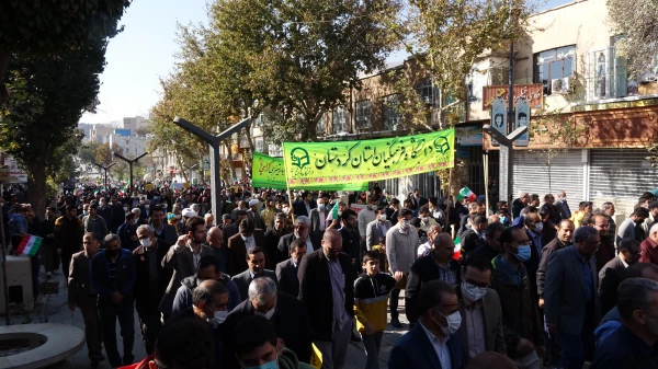 حماسه حضور انقلابی جامعه دانشگاه فرهنگیان کردستان در راهپیمایی روز ملی مبارزه با استکبار جهانی 8