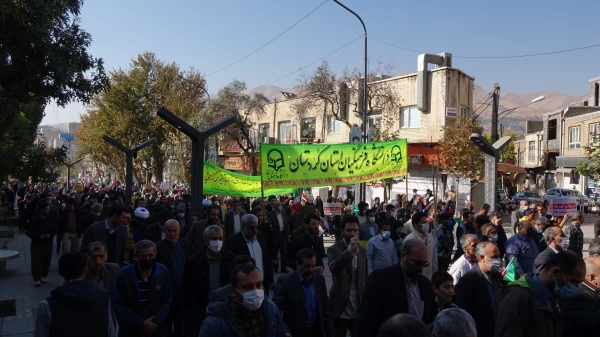 حماسه حضور انقلابی جامعه دانشگاه فرهنگیان کردستان در راهپیمایی روز ملی مبارزه با استکبار جهانی 9