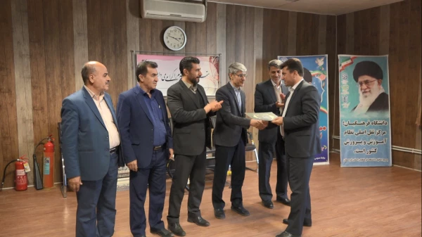 معارفه معاون توسعه منابع و امور دانشجویی پردیس شهید مدرس سنندج 9