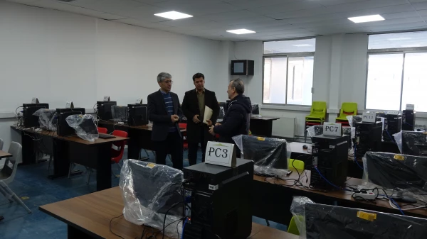 بازدید از روند آماده سازی کارگاه رایانه شماره دو  پردیس شهید مدرس 3