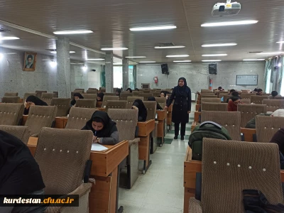 در دانشگاه فرهنگیان استان کردستان برگزار شد؛

  آزمون مرحله استانی رشته های معارفی (کتبی) سی و سومین جشنواره قرآن و عترت