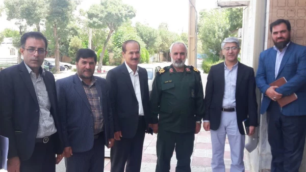 دیدار صمیمانه و عرض تبریک رییس دانشگاه فرهنگیان استان کردستان با فرمانده جدید سپاه بیت المقدس کردستان 3