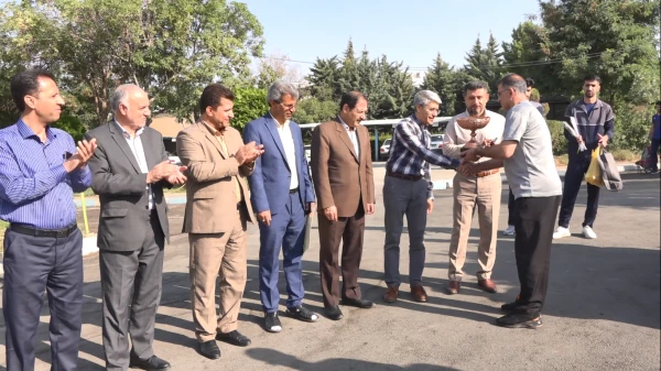 مراسم استقبال از دانشجویان مقام آور ورزشی دانشگاه فرهنگیان استان کردستان 5