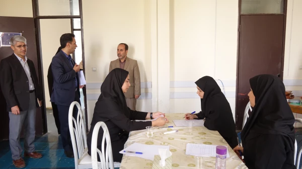 بازدید از روند بررسی صلاحیت اختصاصی داوطلبان چند برابر ظرفیت در کانون های مصاحبه دانشگاه فرهنگیان استان کردستان 6