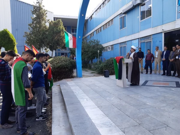 تجمع جامعه دانشگاه فرهنگیان استان کردستان از عملیات طوفان الاقصی مقاومت فلسطین
 4