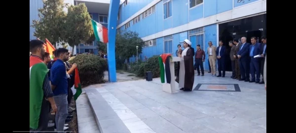 تجمع جامعه دانشگاه فرهنگیان استان کردستان از عملیات طوفان الاقصی مقاومت فلسطین
 6