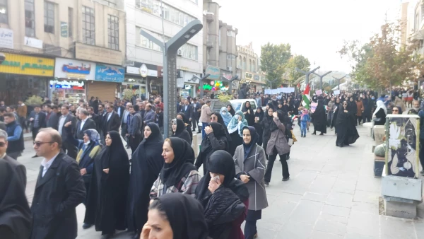 حماسه حضور انقلابی جامعه دانشگاه فرهنگیان کردستان در راهپیمایی سراسری حمایت از مردم غزه 7