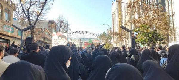 تشییع پیکر مطهر 4 شهید گمنام در سنندج 11