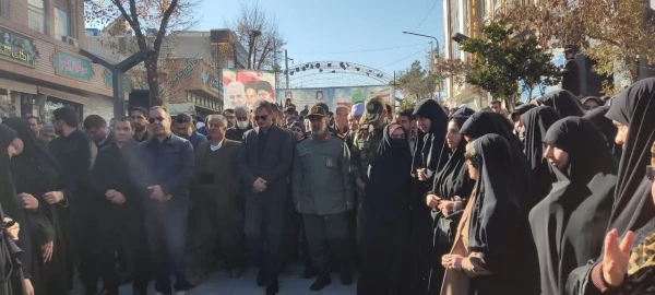 تشییع پیکر مطهر 4 شهید گمنام در سنندج 12