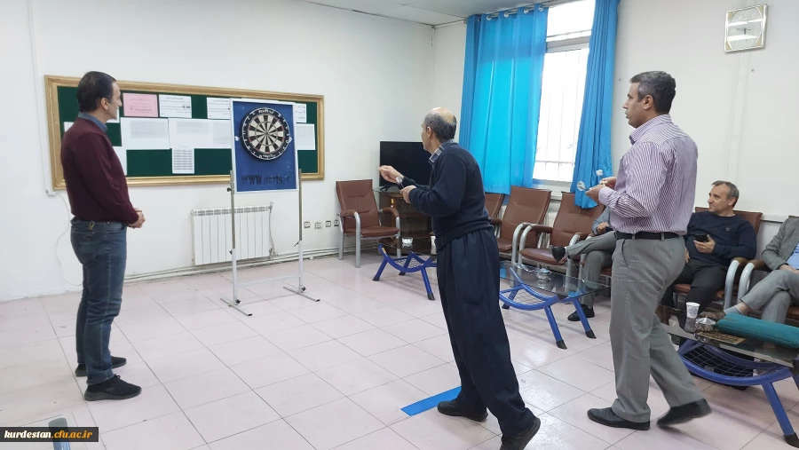 مسابقات دارت اساتید و کارکنان دانشگله فرهنگیان استان کردستان 4