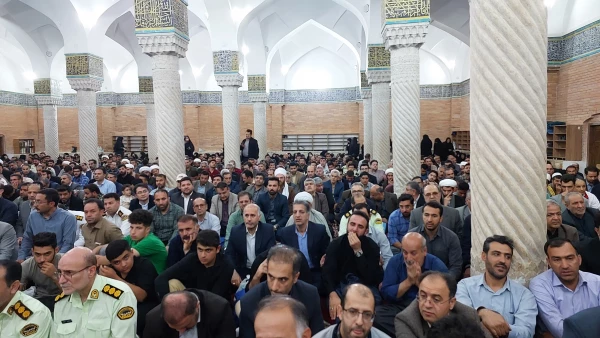 مراسم بزرگداشت شهیدان راه خدمت در مسجد جامع سنندج 6