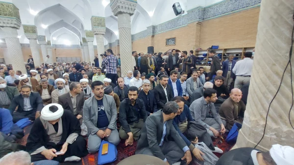 مراسم بزرگداشت شهیدان راه خدمت در مسجد جامع سنندج 10