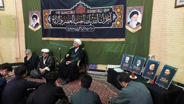 مراسم عزاداری شهادت حجت الاسلام والمسلمین رئیسی در دانشگاه فرهنگیان کردستان 8