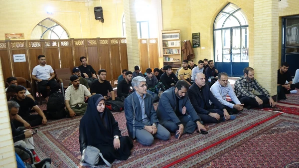 بدرقه کاروان زیارتی اربعین دانشجویان دانشگاه فرهنگیان استان کردستان 3