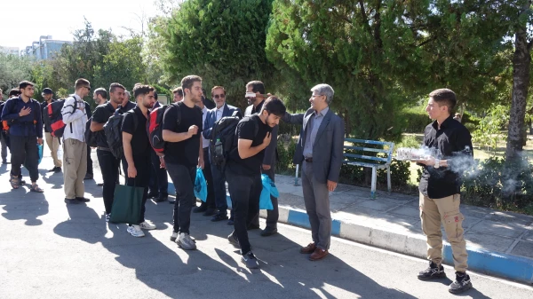 بدرقه کاروان زیارتی اربعین دانشجویان دانشگاه فرهنگیان استان کردستان 10