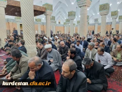 مراسم بزرگداشت شهیدان مقاومت در مسجد دارالاحسان شهر سنندج  7