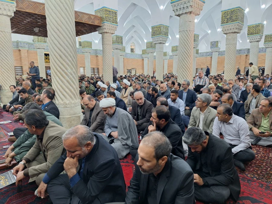 مراسم بزرگداشت شهیدان مقاومت در مسجد دارالاحسان شهر سنندج  7