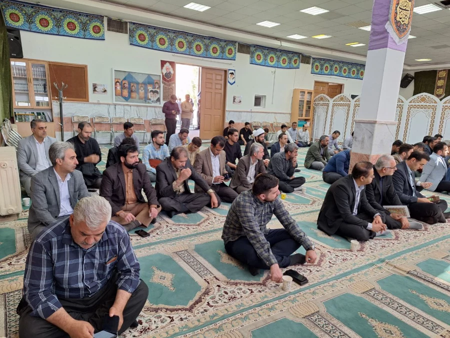 مراسم بزرگداشت شهدای مقاوت در مسجد پیامبر اعظم دانشگاه کردستان 5