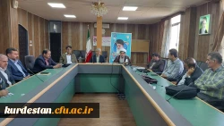 نشست هم اندیشی ریاست دانشگاه با اعضای هیئت علمی و ماموران آموزشی
 7