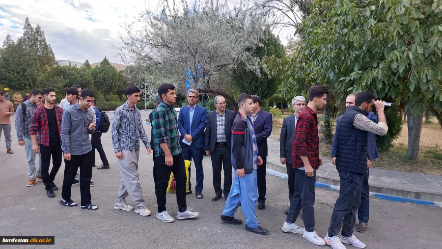 اعزام دانشجویان به اردوی یک روزه راهیان نور غرب کشور 8