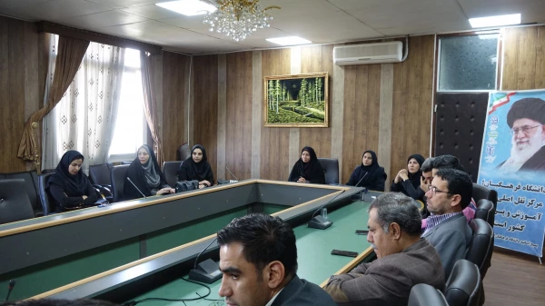 معارفه معاون هماهنگی دانشگاه فرهنگیان استان کردستان 7