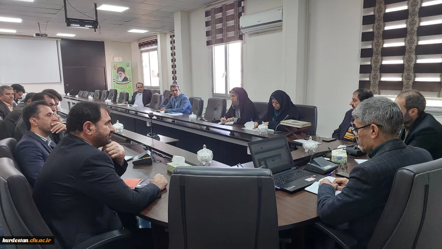 جلسه شورای فرهنگی، اجتماعی دانشگاه فرهنگیان کردستان  4