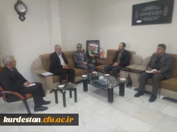 دیدار دکتر ریاست دانشگاه فرهنگیان استان با مدیر کل کمیته امداد امام خمینی (ره) کردستان 2