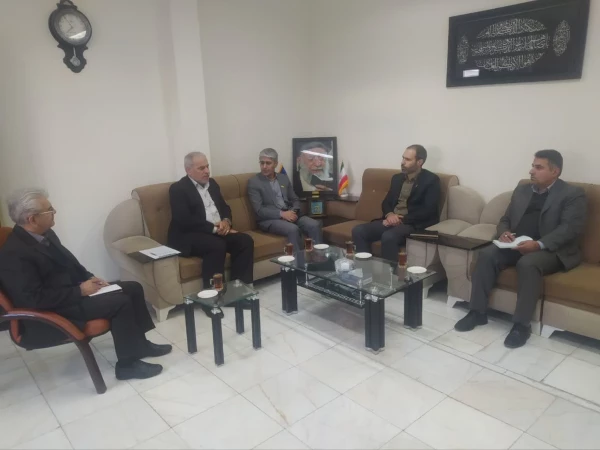 دیدار دکتر ریاست دانشگاه فرهنگیان استان با مدیر کل کمیته امداد امام خمینی (ره) کردستان 2