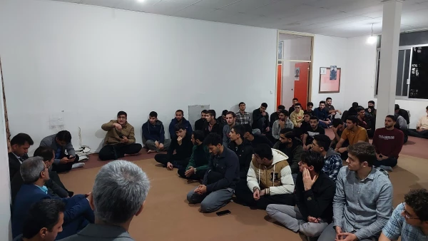 حضور مسئولین دانشگاه در جمع دانشجویان ساکن سرای دانشجویی 5