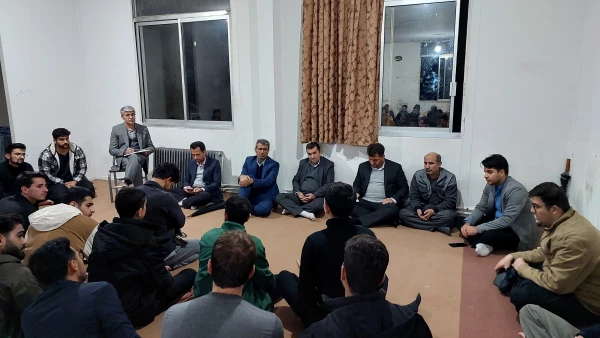 حضور مسئولین دانشگاه در جمع دانشجویان ساکن سرای دانشجویی 7