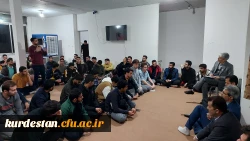 حضور مسئولین دانشگاه در جمع دانشجویان ساکن سرای دانشجویی 10