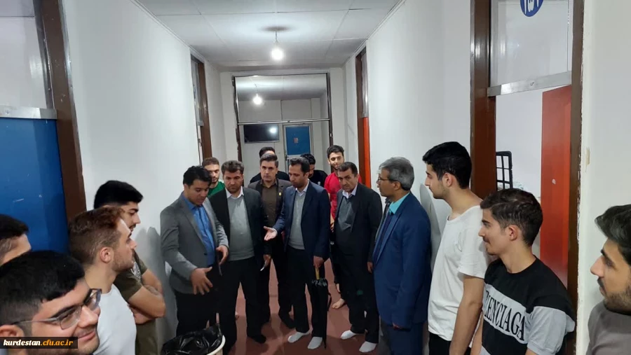 حضور مسئولان دانشگاه فرهنگیان استان کردستان در خوابگاه پردیس 5
