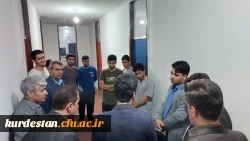 حضور مسئولان دانشگاه فرهنگیان استان کردستان در خوابگاه پردیس 6